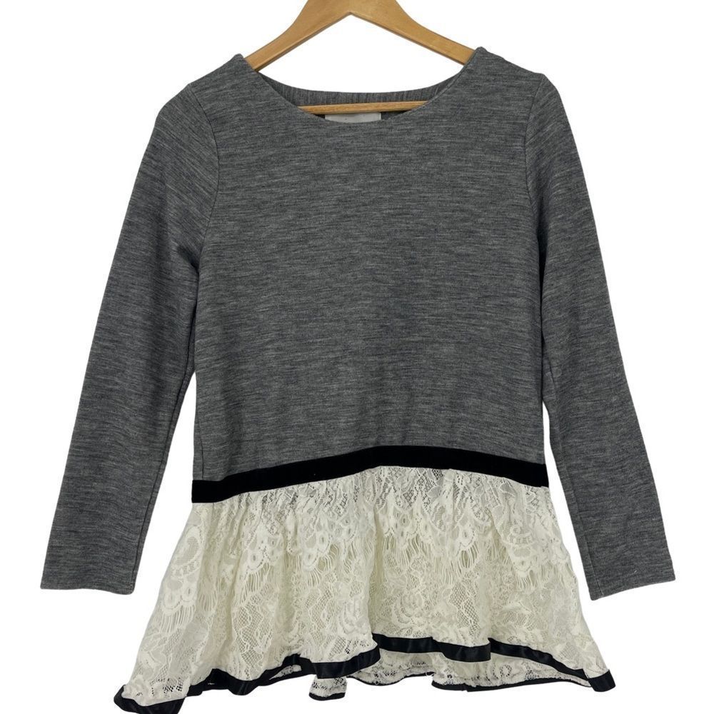 Nook by Young Zari Knit Peplum Top – Size Medium
